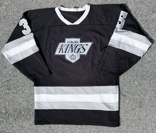 Vtg 1990s NHL Los Angeles Kings #35 Long