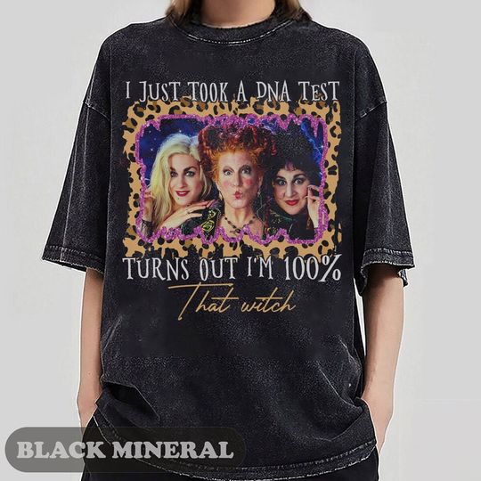 Disney Halloween Sanderson Sisters Mineral Wash Shirt, Halloween Disneyland Witch Shirt