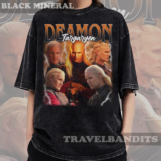Limited DAEMON TARGARYEN Unisex Tshirt, Retro Daemon Targaryen Graphic Tee, TV Series Shirt, Daemon Targaryen Merch
