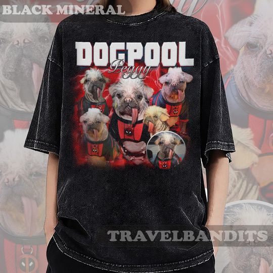 Superhero Dogpool Peggy Wolverine Besties Marvel Shirt, Cute Wolverine Deadpool 3 Movie Tee, Funny Birthday Gift For Fans, Pet Deadpool Tee