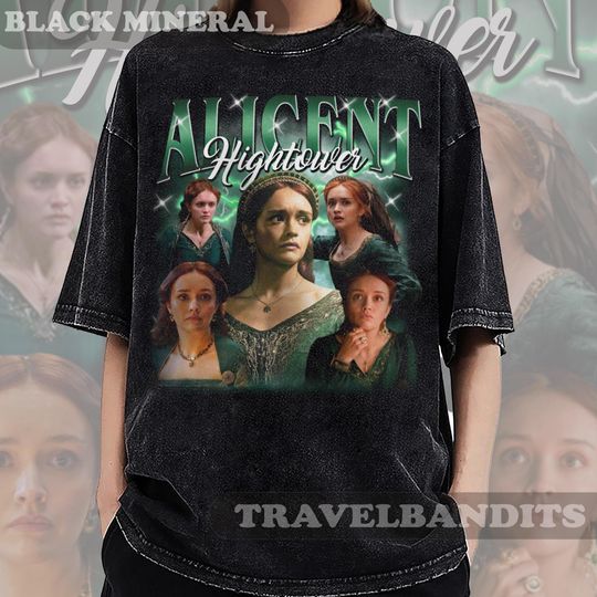 Limted House of the Dragon Shirt, Retro Alicent Hightower Tshirt, Vintage 90s Bootleg Rap Tee, Olivia Cooke Fans Gift, Game of Throne shirt