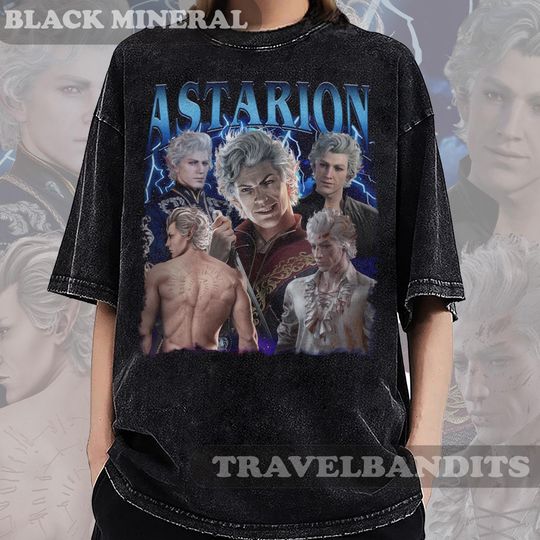 Limited Astarion Baldurs Gate 3 Girl Dinner Vintage Tshirt, Gift For Women and Man Unisex Comfort Colors Shirt