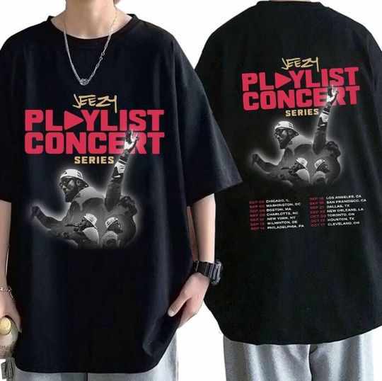 Jeezy Playlist Concert 2024 Shirt, Jeezy Tour Shirt, Rapper Jeezy Shirt, Rap Hip Hop, Jeezy Fan Gift