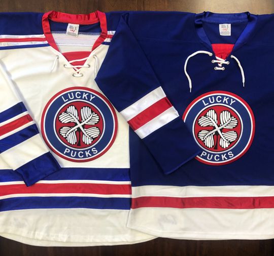 Lucky Pucks Hockey Jerseys - Order Any Quantity