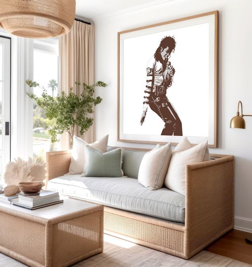 Michael Jackson: The King of Pop - Unleash the Iconic Rhythm with this Music Legend Poster, a tribute to the pop culture sensation