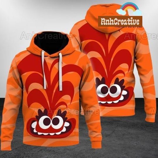 Anxiety Inside Out 2 Hoodie, Disney Inside Out Movie Shirt, Anxiety Hoodie, Inside Out Cosplay, Inside Out Costume, Inside Out Characters