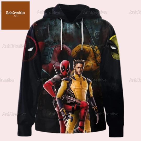 Deadpool And Wolverine T-Shirt, Deadpool And Wolverine Besties Hoodie, Disney Movie Shirt, Movie Gifts