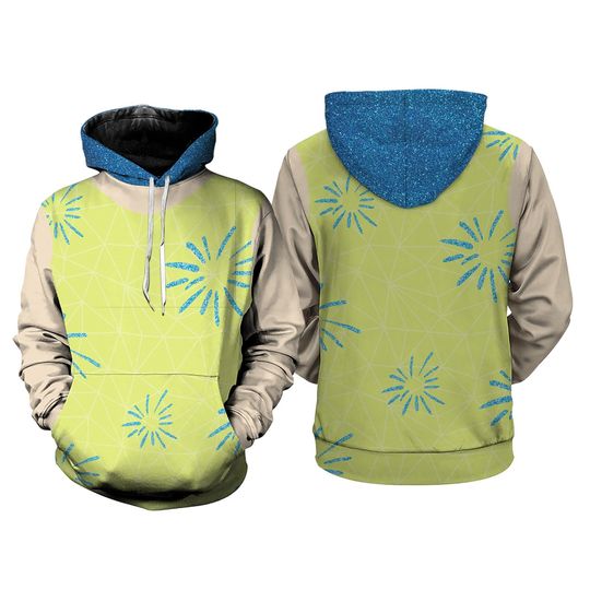Inside Out 2 3D Full Over Print Shirts, Inside Out Joy Sadness Anger Fear and Disgust Anxiety Shirts, Disneyland Cosplay Sweatshirt Hoodie