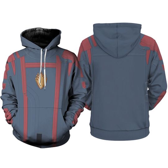 Guardian Of The Galaxy Full Over Print 3D Hoodie, Guardian Of The Galaxy Star Lord Costume Shirts Hoodie, Avengers Superhero Sweatshirts