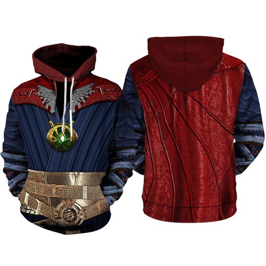 Doctor Strange 3D Full Over Print Hoodie, Avengers Infinity War Doctor Strange Shirts, Doctor Strange Costume