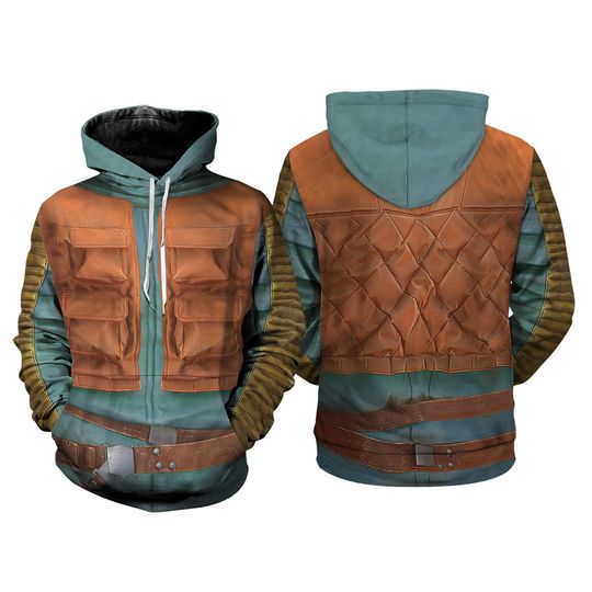 Greedo Suit Full Over Print 3D Hoodie, Darth Vader Greedo Cosplay Shirt, Starwars Galaxy Edge Sweatshirt Hoodie, Halloween Cosplay