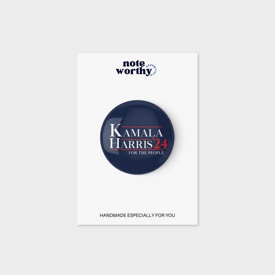 Kamala Harris Pin Button | Comma La Pin I Kamala Harris Pin | Harris 2024
