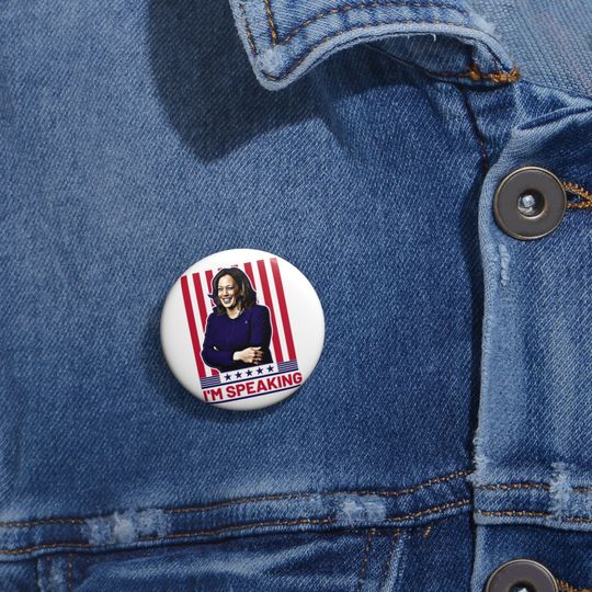 Kamala Harris 2024 Pin Button - Show Your Support | Limited Edition