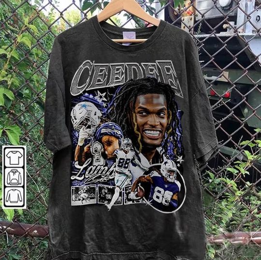 Vintage 90s Graphic Style CeeDee Lamb T-Shirt - CeeDee Lamb Hoodie - Retro American Football Tee For Man and Woman Unisex T-Shirt