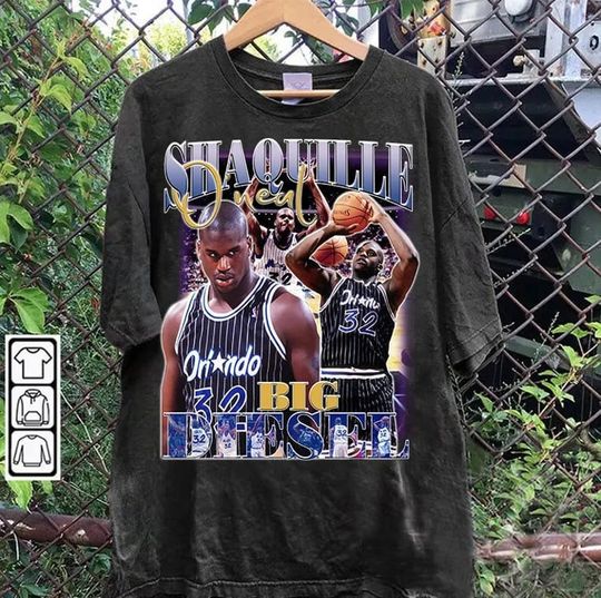 Vintage 90s Graphic Style Shaquille O'Neal T-Shirt - Shaquille O'Neal T-Shirt - Stephen Curry Vintage Tee For Man and Woman Unisex T-Shirt