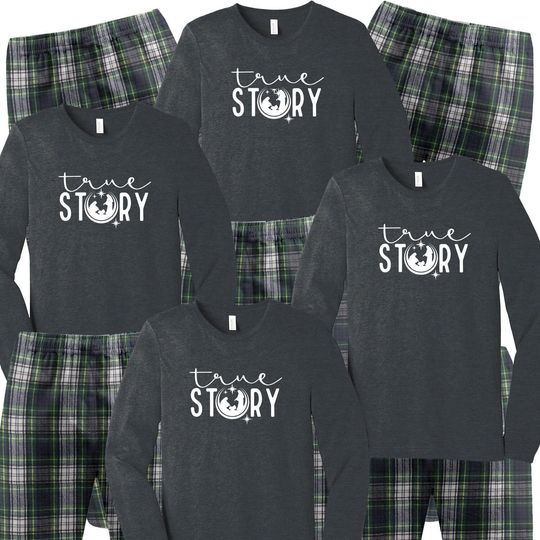 True Story Christmas Family Pajamas, Jesus Christ Matching Pajamas, Merry Christmas Matching Family Pajamas, Christmas Gift, Family Matching Sleepwear