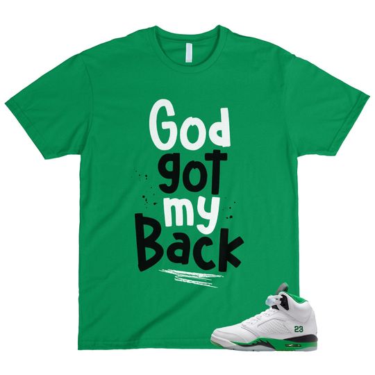 5 Lucky Green White Black Ice Blue T Shirt Match GOD