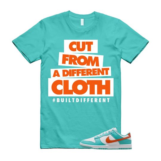 Dunk Miami Dolphins Cosmic Clay Dusty Cactus White Orange Aqua Low T Shirt Match CLOTH