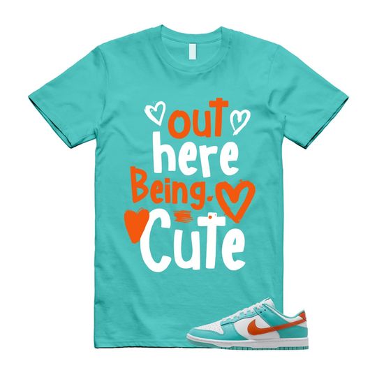 Dunk Miami Dolphins Cosmic Clay Dusty Cactus White Orange Aqua Low T Shirt Match C2