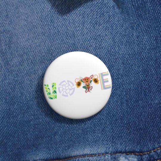 Vote for Kamala Harris Pin| Kamala Harris Madam President | Red White Blue