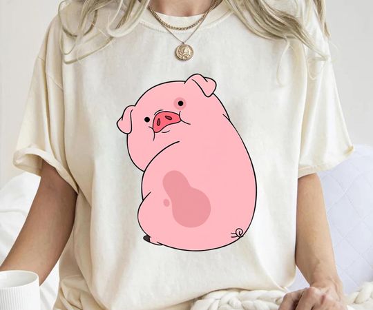 Disney Channel Gravity Falls Waddles the Pig shirt, Channel Game Disney Outfits shirt