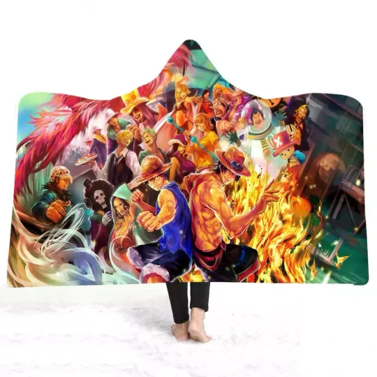 Passionate Brothers 3D Hooded Blanket, Warm and comfortable, Gift For Birthday/Chistmas/New Year, For Him/Her