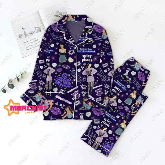 Olivia Rodrigo Pajamas Set, Olivia Rodrigo Pajamas, Olivia Rodrigo Shirt, Olivia Rodrigo Guts Tour Pajamas, Guts Tour 2024 Pajamas