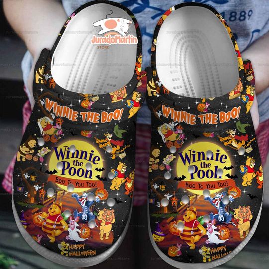 Halloween Winnie The Pooh Shoes, Winnie The Pooh And Friends Casual Shoes