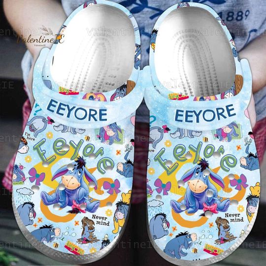 Eeyore Shoes, Eeyore Sandals, Winnie The Pooh Shoes, Eeyore Summer Shoes