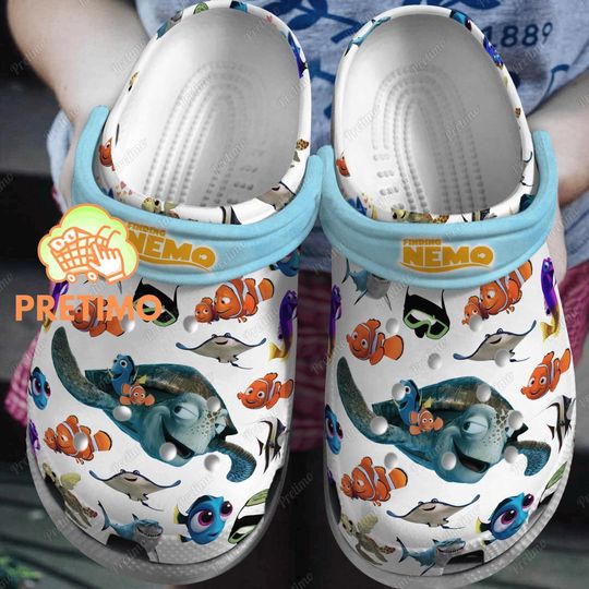 Finding Nemo Shoes, Nemo Shoes, Finding Nemo Sandals, Finding Nemo Gift