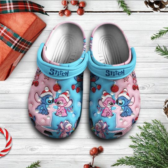 Stitch Clogs, Stitch Disney Kids Shoes, Disneyland Shirt, Disney World Shoes