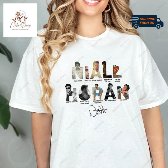 Niall Horan Shirt, Niall Horan 2024 Tour Shirt, Niall Horan T-Shirt, The Show Album Tracklist Shirt, Niall Horan Music Tour Shirt