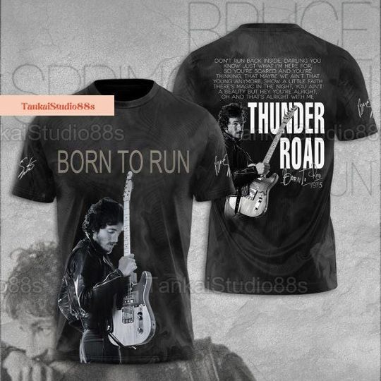 Bruce Springsteen 2024 Tour Shirt, Springsteen Tour Shirt, Born To Run Shirt, Springsteen Rock Music Trendy Shirt, 2024 Tour Shirt