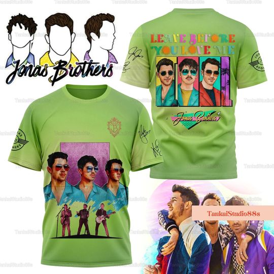 Jonas Brothers Shirt, Joe Jonas Concert Shirt, Jonas Brothers Band Shirt, Jonas Brother Tee Shirt, Jonas Brother Fan, Music Lover Shirt