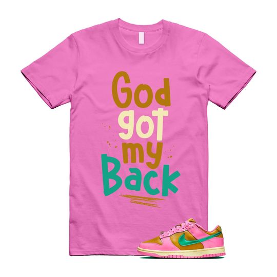 Dunk Parris Goebel Playful Pink Multi Color Bronzine Clear Jade Luminous Green Low QS T Shirt Match GOD