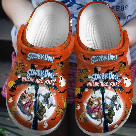 Scooby Doo Halloween Summer Slipper, Scooby Doo Shoes, Halloween Sandals