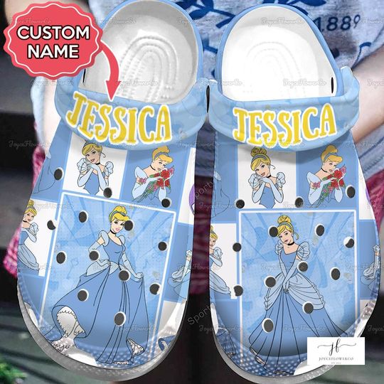 Custom Name Cinde Shoes, Disney Princess Sandals, Cinde Shoes