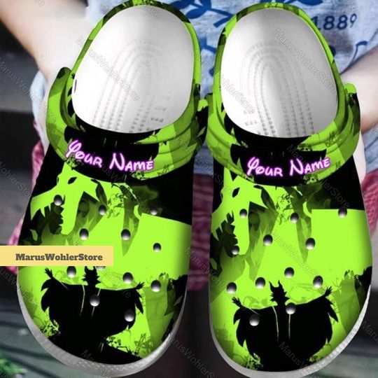 Dragon Maleficent Shoes, Custom Maleficent Shoes, Maleficent Men Shoes