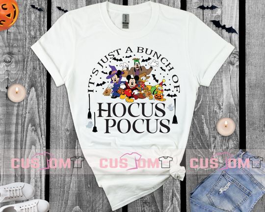 Disney Halloween Hocus Pocus Shirt, Halloweentown Shirt,Minnie Daisy Clarabelle