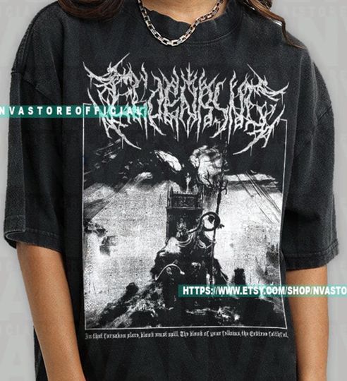 Elden Ring Shadow Of The Erdtree Black Metal T-shirt, Metal Style T-Shirt, Elden Ring T-Shirt, Gift For Woman and Man Unisex T-Shirt