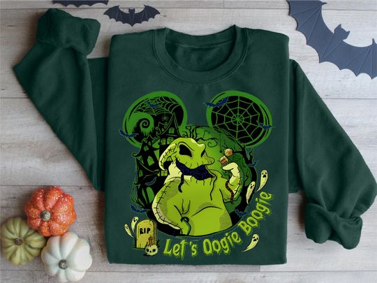 Halloween Lets Oogie Boogie Sweatshirts, Disneyland Oogie Boogie Sweatshirts