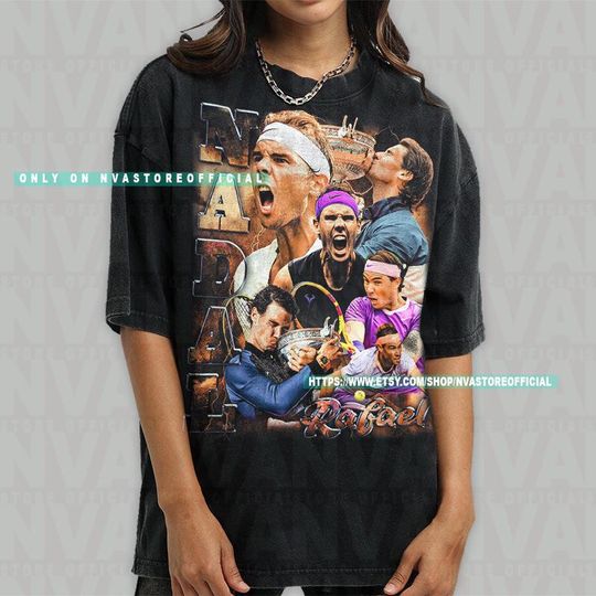 Limited Rafael Nadal T-shirt, Rafael Nadal Spanish Tennis Player T-shirt, Tennis T-Shirt, Gift For Woman and Man Unisex T-Shirt