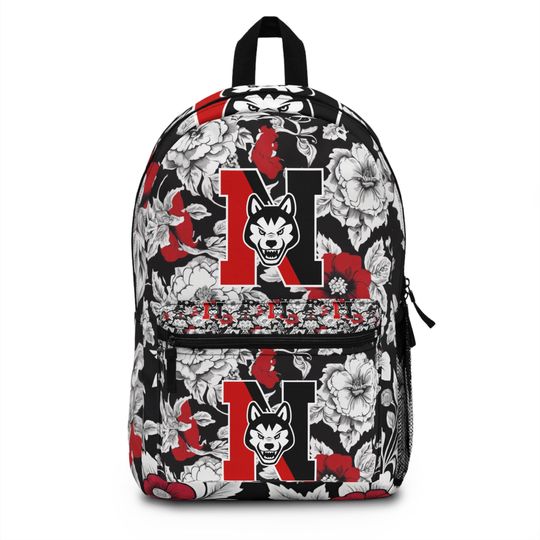 Designer Northeastern University backpack, Huskies football backpack, Trending back to school, Travel backpack