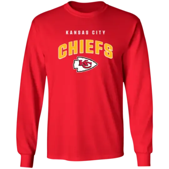 Men's Kansas City Chiefs Champions Long Sleeve Shirt | American Football Shirt | Sport Lover Gift