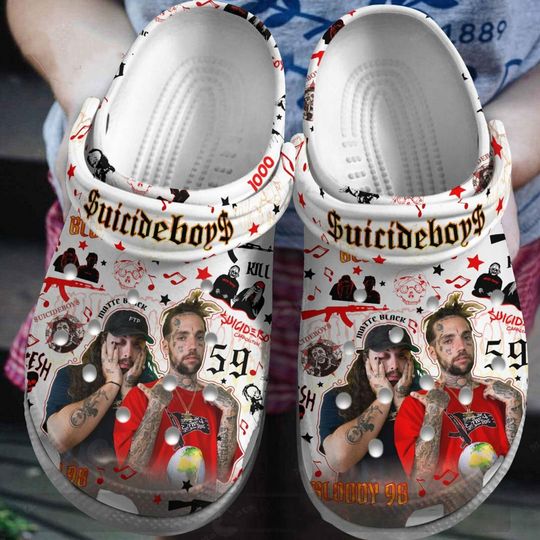 Suicideboys Clogs, G59 Collection, Holiday Present, Gift for Music Lovers