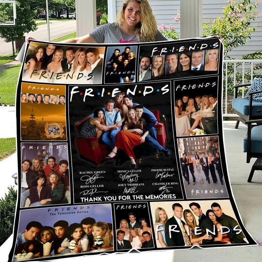 Friends Movie TV Show, American sitcom TV series Fleece Blanket, Central Perk Friends