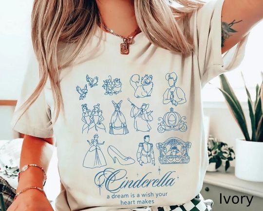 Vintage Cinde  Shirt, Princess Cinde Shirt, Disney Princess Shirt, Bibbidi Bobbidi Boo Shirt, Disneyland Trip Shirt