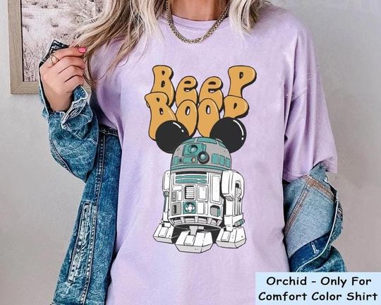 Retro R2D2 Star Wars  Shirt, Beep Boop Star Wars Shirt, Disney Star Wars Shirt, Mickey R2D2 Shirt, Disneyland Trip Shirt