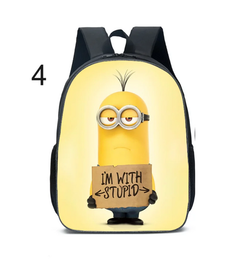 Minion Shool Backpack, Shoulder Bag, Minion Lover Gift, Back to School Gift
