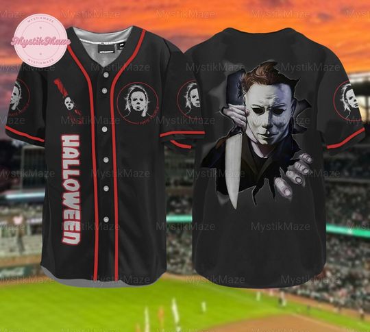 Halloween Michael Myers Jersey Shirt, Michael Myers Baseball Jersey